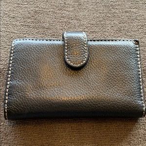 Sm black leather wallet- very good used condition